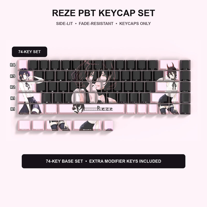 Chainsaw Man Reze PBT Keycap Set — product view 7
