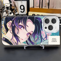 Demon Slayer aurora gold phone case — Shinobu Kocho — Close-Up