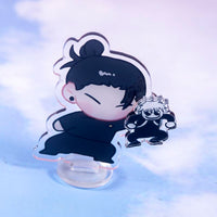 JJK Gojo & Geto Spring Bobble Standee Keychain Set