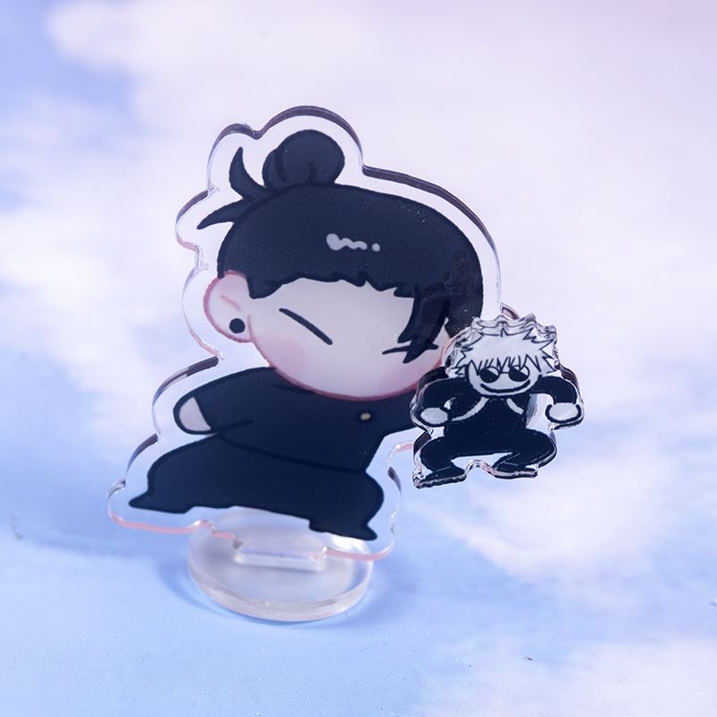 JJK Gojo & Geto Spring Bobble Standee Keychain Set