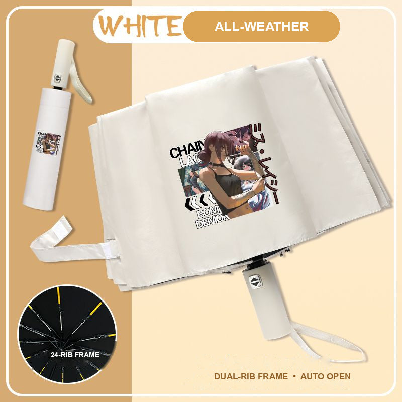 Chainsaw Man Automatic Umbrella — 16 Designs — product view 52