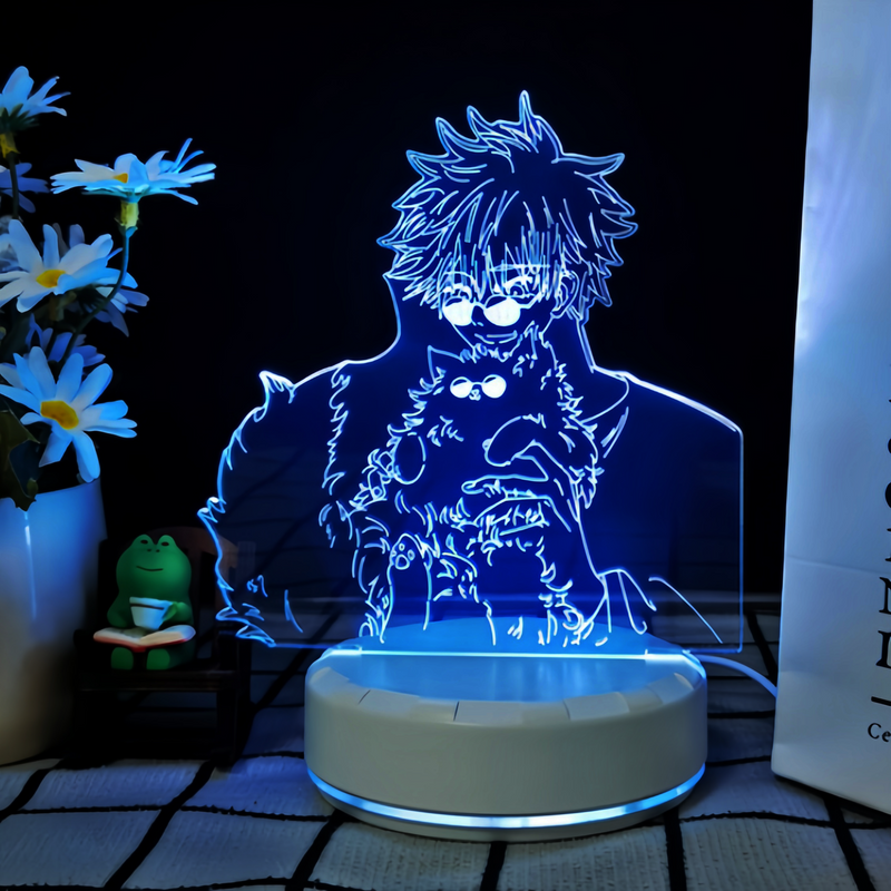 JJK 3D LED Night Light - Multi-Color Dimmable Desk Lamp — view 75
