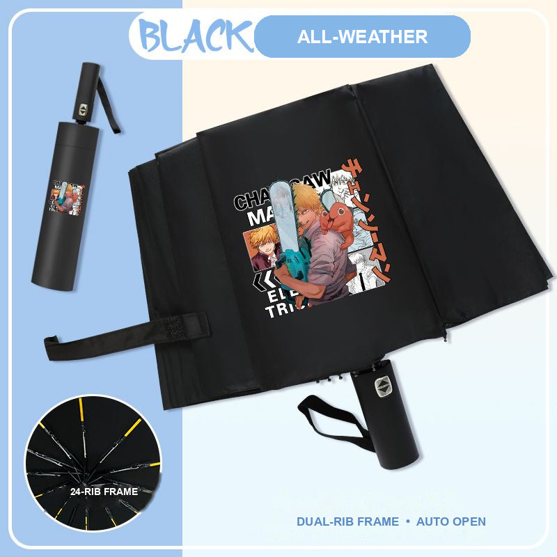 Chainsaw Man Automatic Umbrella — 16 Designs — product view 10