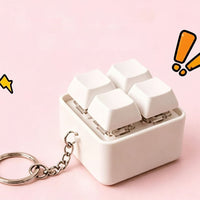 Recordable Voice Button Keychain — 10-Second Message Recorder Fidget Charm