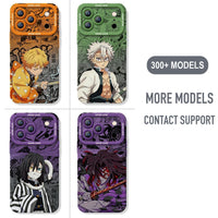 Demon Slayer Silicone Phone Case — Soft Shockproof Case with Full Lens Cover
