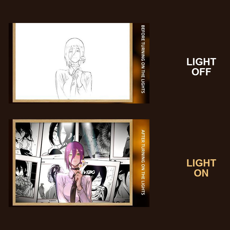 Chainsaw Man Reze Light-Up Art Frame — 9 Designs — product view 15