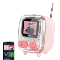 Retro Pixel Bluetooth Speaker with Photo Album Display