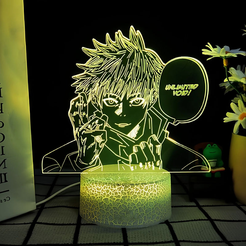 JJK 3D LED Night Light - Multi-Color Dimmable Desk Lamp — view 56