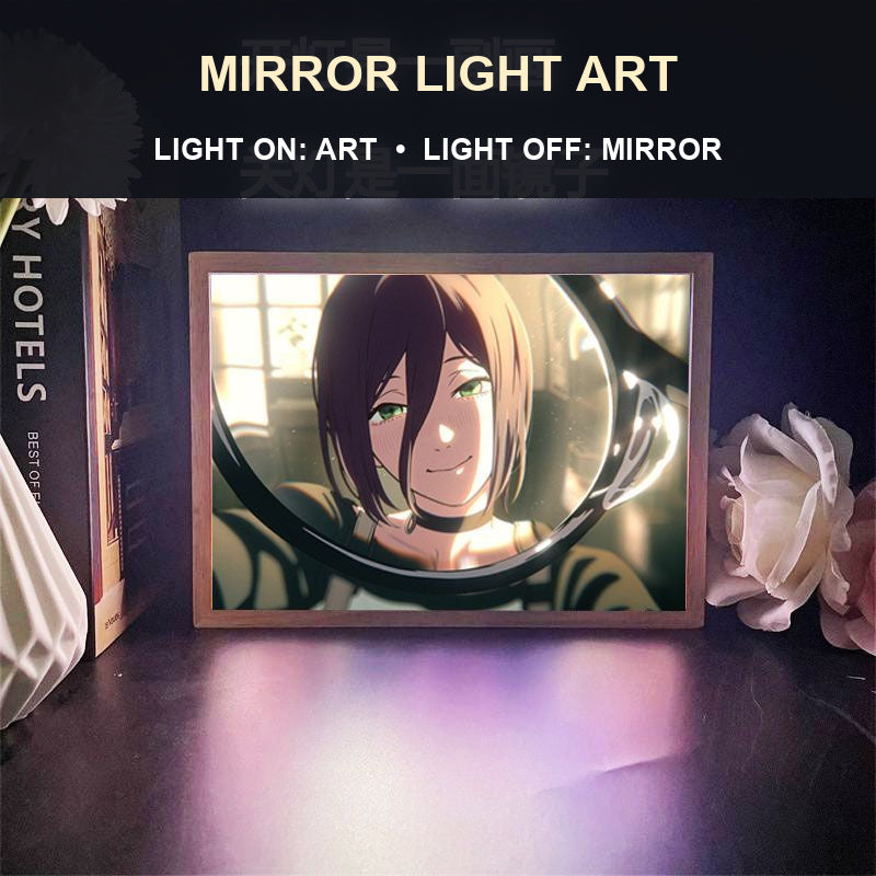 Chainsaw Man Reze Light-Up Mirror Art Frame — 19 Designs — product view 3
