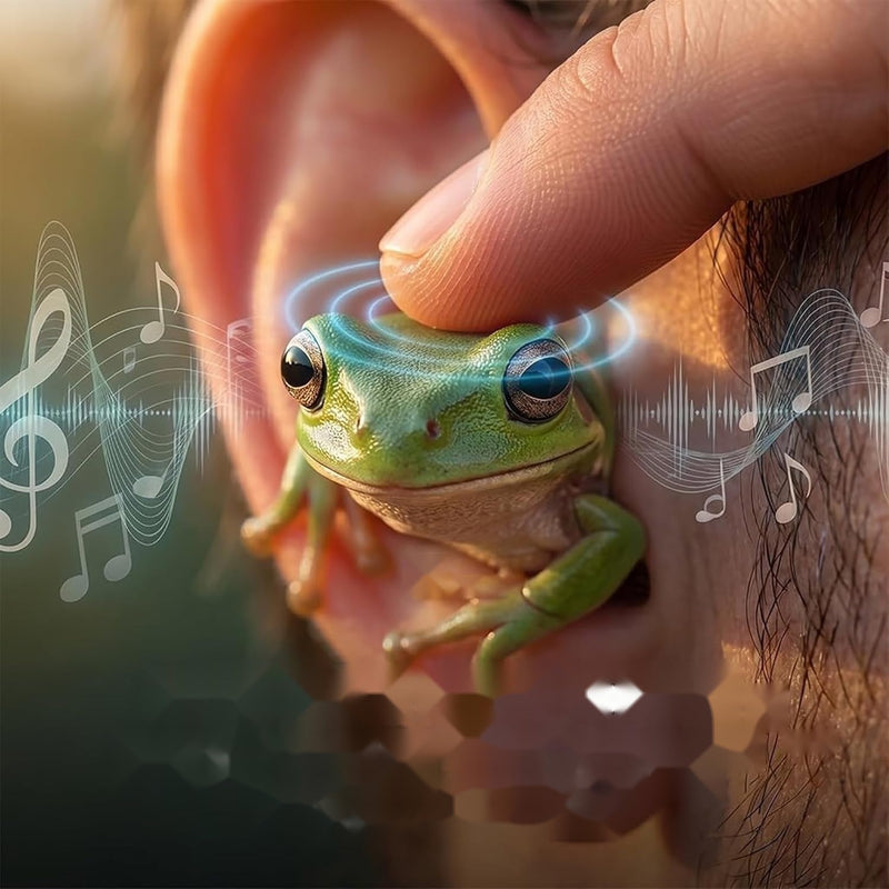 Frog Earbuds - Cute Animal Wireless Bluetooth Earbuds with Charging Case