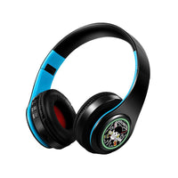 One Piece Voice Headphones — Luffy & Zoro Over-Ear Bluetooth with Japanese Prompts