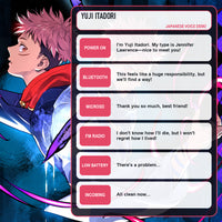 Jujutsu Kaisen Voice Bluetooth Headphones — Wireless Over-Ear with Japanese Voice Prompts