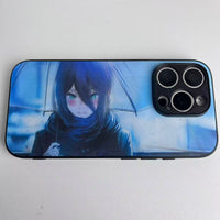 Chainsaw Man Reze Blue Mood lenticular phone case — product view 2