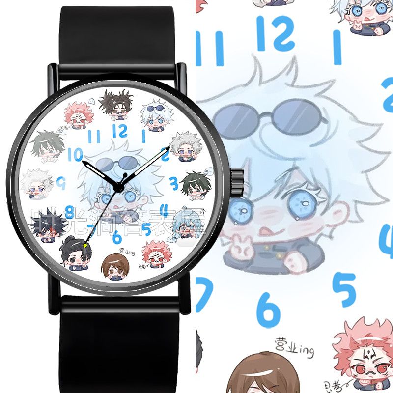 JJK Analog Watch — Gojo, Yuji, Megumi, Nobara & Nanami Designs