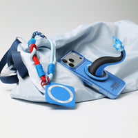 Pokemon Charizard Tail Magnetic Phone Stand — Blue & Orange