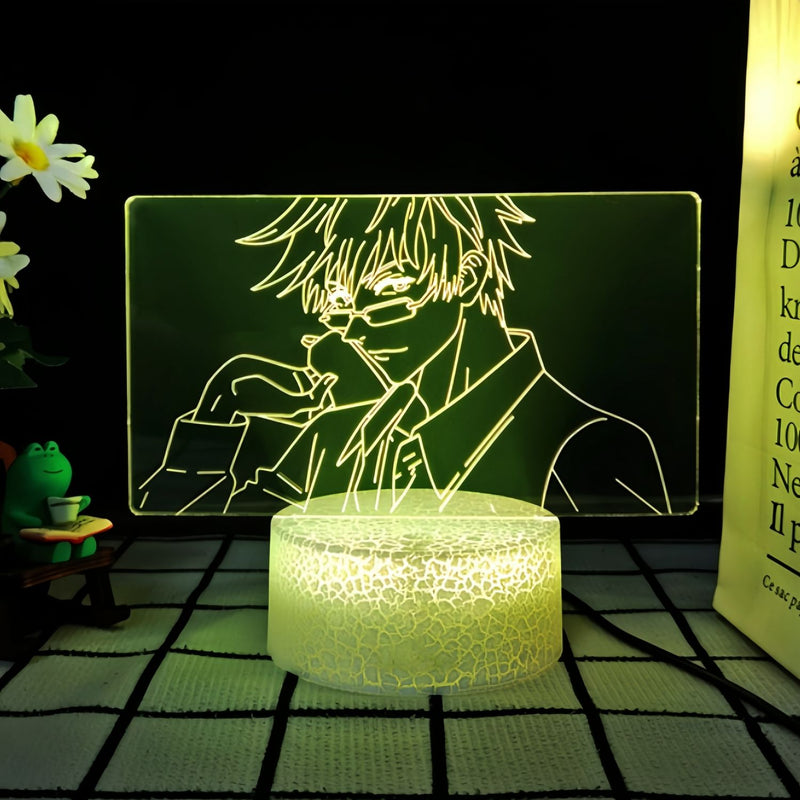 JJK 3D LED Night Light - Multi-Color Dimmable Desk Lamp — view 62