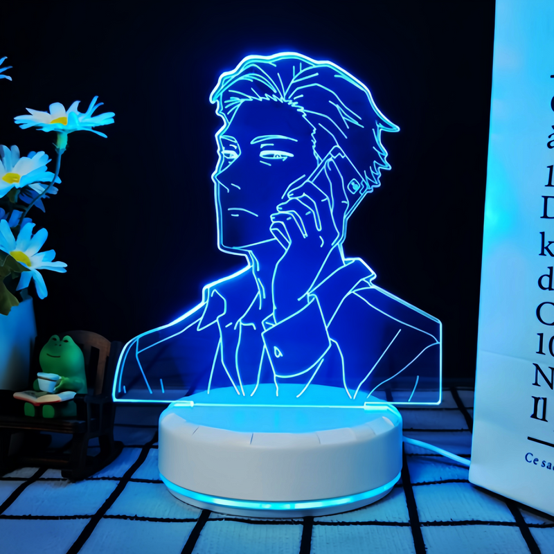 JJK 3D LED Night Light - Multi-Color Dimmable Desk Lamp — view 49