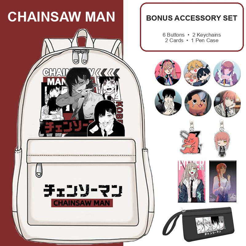 Chainsaw Man School Backpack — 17 Designs — product view 19