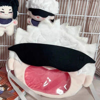 Satoru Gojo Big Mouth Itabag - Plush Anime Backpack & Crossbody Bag