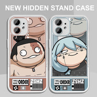 Jujutsu Kaisen Chibi Phone Case — Hidden Kickstand Soft Silicone Case