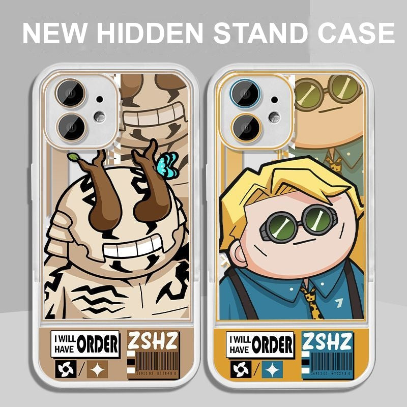 Jujutsu Kaisen Chibi Phone Case — Hidden Kickstand Soft Silicone Case