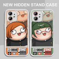 Jujutsu Kaisen Chibi Phone Case — Hidden Kickstand Soft Silicone Case