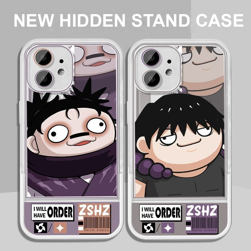 Jujutsu Kaisen Chibi Phone Case — Hidden Kickstand Soft Silicone Case