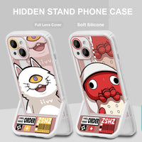 Jujutsu Kaisen Chibi Phone Case — Hidden Kickstand Soft Silicone Case