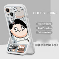 Jujutsu Kaisen Chibi Phone Case — Hidden Kickstand Soft Silicone Case
