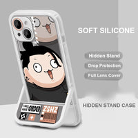 Jujutsu Kaisen Chibi Phone Case — Hidden Kickstand Soft Silicone Case