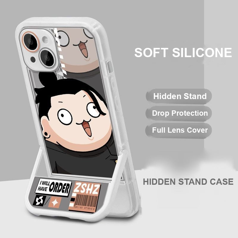 Jujutsu Kaisen Chibi Phone Case — Hidden Kickstand Soft Silicone Case