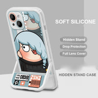 Jujutsu Kaisen Chibi Phone Case — Hidden Kickstand Soft Silicone Case