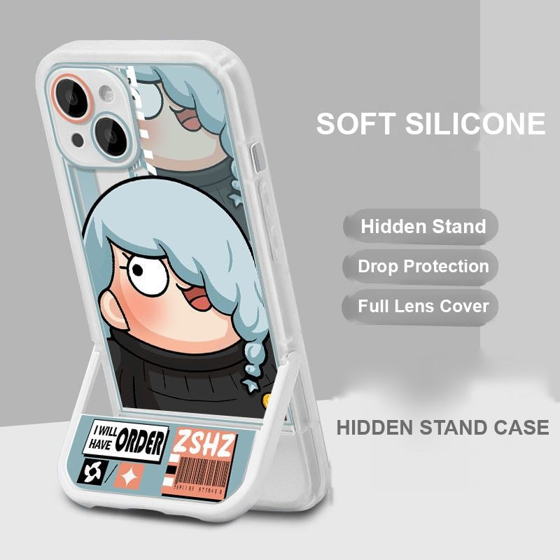 Jujutsu Kaisen Chibi Phone Case — Hidden Kickstand Soft Silicone Case
