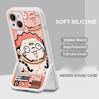Jujutsu Kaisen Chibi Phone Case — Hidden Kickstand Soft Silicone Case