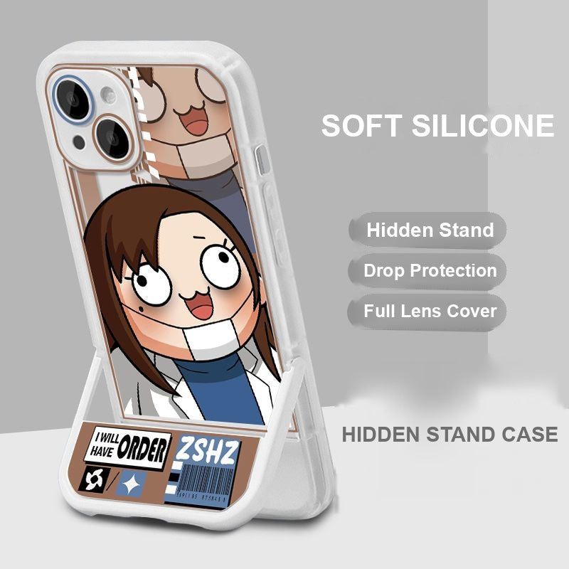 Jujutsu Kaisen Chibi Phone Case — Hidden Kickstand Soft Silicone Case