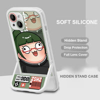 Jujutsu Kaisen Chibi Phone Case — Hidden Kickstand Soft Silicone Case