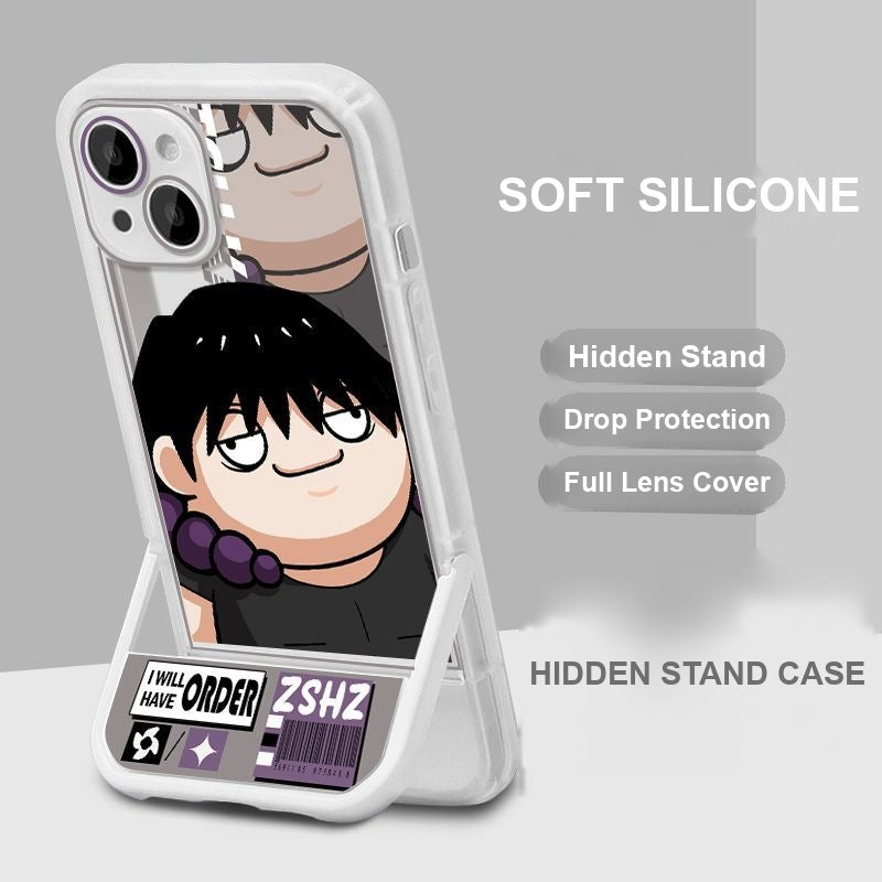 Jujutsu Kaisen Chibi Phone Case — Hidden Kickstand Soft Silicone Case