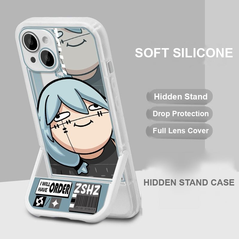 Jujutsu Kaisen Chibi Phone Case — Hidden Kickstand Soft Silicone Case