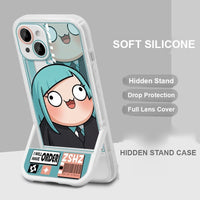 Jujutsu Kaisen Chibi Phone Case — Hidden Kickstand Soft Silicone Case