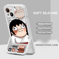 Jujutsu Kaisen Chibi Phone Case — Hidden Kickstand Soft Silicone Case