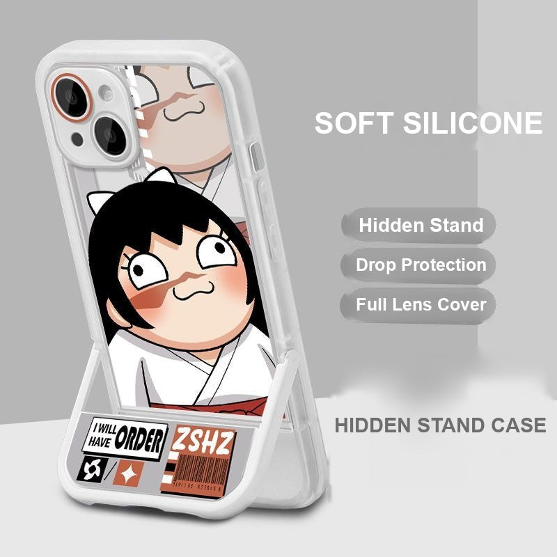 Jujutsu Kaisen Chibi Phone Case — Hidden Kickstand Soft Silicone Case
