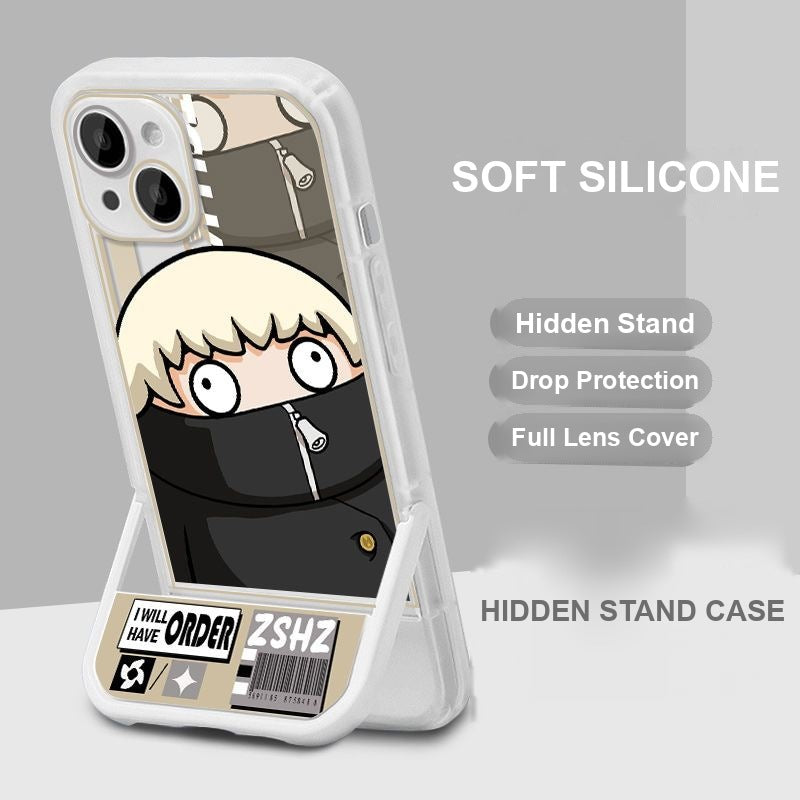Jujutsu Kaisen Chibi Phone Case — Hidden Kickstand Soft Silicone Case