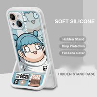 Jujutsu Kaisen Chibi Phone Case — Hidden Kickstand Soft Silicone Case