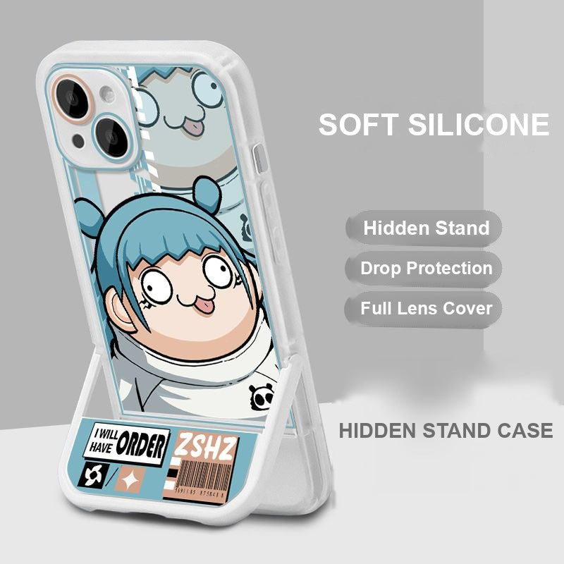 Jujutsu Kaisen Chibi Phone Case — Hidden Kickstand Soft Silicone Case