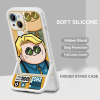 Jujutsu Kaisen Chibi Phone Case — Hidden Kickstand Soft Silicone Case