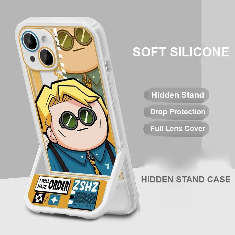 Jujutsu Kaisen Chibi Phone Case — Hidden Kickstand Soft Silicone Case