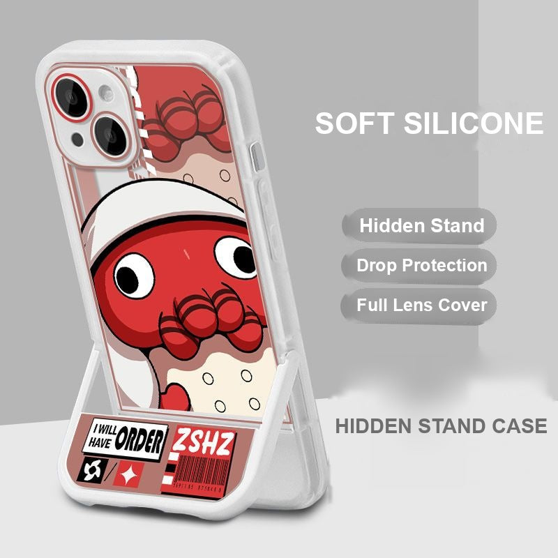 Jujutsu Kaisen Chibi Phone Case — Hidden Kickstand Soft Silicone Case