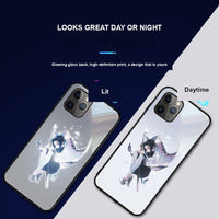 Demon Slayer Light-Up Phone Case — Glass Case That Glows on Incoming Calls