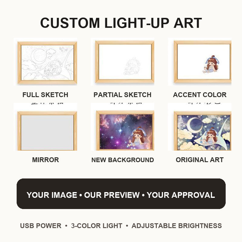 Chainsaw Man Reze Light-Up Art Frame — 9 Designs — product view 17