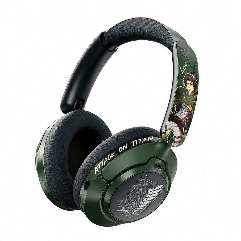 Attack on Titan ANC Headphones — Active Noise Cancelling Over-Ear Bluetooth